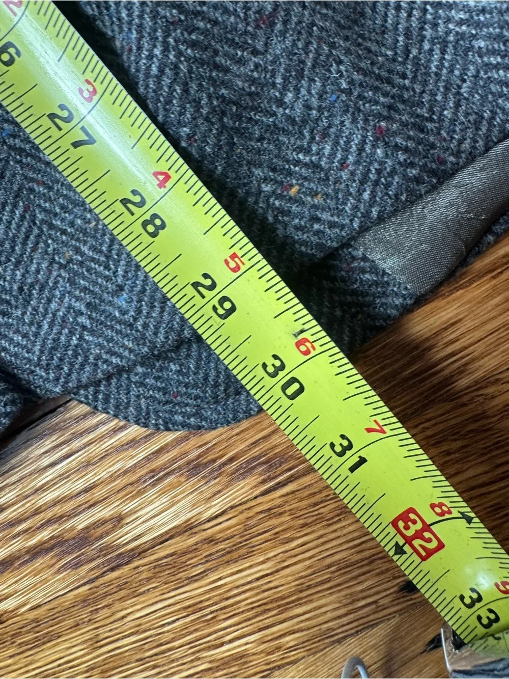Levi’s Tweed Classic 42 Long Pure New Wool Herringbone Donegal Fleck Blazer Coat